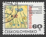 Stamps Czechoslovakia -  1567 - Dibujos de Niños en el Campo de Concentración de Terezin