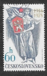 Stamps Czechoslovakia -  2208 - LX Aniversario de la Independencia