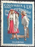 Stamps Colombia -  Scott#c536 intercambio 0,20 usd, 1.30 $ 1971
