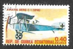 Stamps : Africa : Equatorial_Guinea :  MiE1600 - Avión