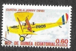 Stamps : Africa : Equatorial_Guinea :  MiI1600 - Avión