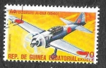 Stamps : Africa : Equatorial_Guinea :  MiM1600 - Avión