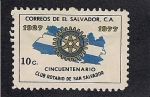Sellos de America - El Salvador -  Club Rotario de San Salvador