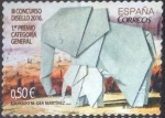 Stamps Spain -  Scott#xxxx intercambio 0,75 usd, 50 cents. 2017