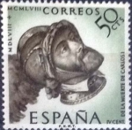 Stamps Spain -  Scott#880 intercambio 0,20 usd , 50 cents. 1958