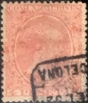 Stamps Spain -  Scott#269 intercambio 47,50 usd , 4 pts. 1889