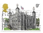 Stamps United Kingdom -  torre de londres