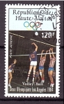 Stamps Burkina Faso -  L.A.'84