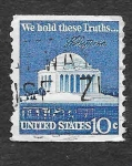 Stamps United States -  1510 - Monumento a Thomas Jefferson 