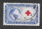 Stamps United States -  1016 - Cruz Roja Internacional