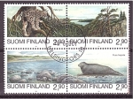Sellos de Europa - Finlandia -  Protección de la Naturaleza- conjunta con Rusia