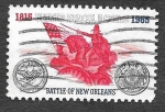 Sellos de America - Estados Unidos -  1261 - Batalla de Nueva Orleans (General Andrew Jackson)