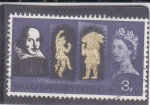 Stamps United Kingdom -  Shakespeare festival 