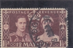 Stamps United Kingdom -  boda real 