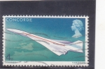 Stamps United Kingdom -  CONCORDE
