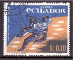 Stamps Ecuador -  Logros de la exploración espacial