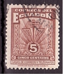 Stamps : America : Ecuador :  Sello de beneficencia