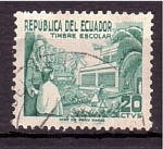 Stamps Ecuador -  Timbre escolar