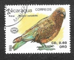 Sellos de America - Nicaragua -  1818 - Pájaro
