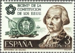 Stamps Spain -  2323 - Bicentenario de la Independencia de los Estados Unidos - Bernardo de Gálvez