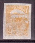 Stamps Estonia -  Perspectiva de Tallin