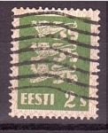 Sellos de Europa - Estonia -  Escudo Nacional