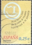Stamps Spain -  Scott#3152 intercambio 0,25 usd , 25 cents. 2002