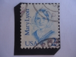 Stamps United States -  Mery Manson Lyon (1797-1849) Pedagoga . Serie:Grandes Estadounidense.