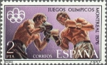 Stamps Spain -  2341 - XXI Juegos Olímpicos en Montreal - Boxeo