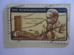 Sellos de America - Estados Unidos -  Dag Hammarskjöld (1905-1961)- 2°Secretary general of the United Nations