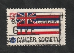 Stamps United States -  1130 - Bicentenario de la independencia de Estados Unidos, Bandera de Hawaii