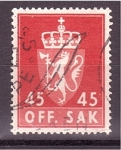 Stamps Norway -  Escudo Nacional