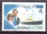 Stamps Tuvalu -  Boda Real Carlos Diana- Yates