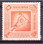 Sellos de America - Guyana -  TOKIO'64