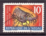 Sellos de Africa - Senegal -  serie- Crustaceos