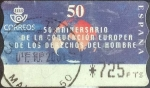 Stamps Spain -  ATM intercambio 0,20 usd. 725 pts., 2000