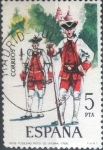 Stamps Spain -  Scott#1872 intercambio 0,20 usd. 5 pts. , 1975