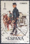 Stamps Spain -  Scott#2020 intercambio 0,20 usd. 1 pts. , 1977