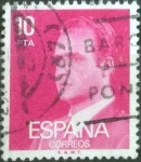Stamps Spain -  Scott#1983 intercambio 0,20 usd. 10 pts. , 1977