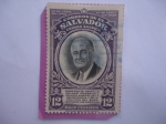 Stamps : America : El_Salvador :  3er. Aniversario muerte de Franklin Delano Roosevelt (1882-1945)-32°Pres. de E.E.U.U.