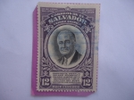 Stamps El Salvador -  3er. Aniversario muerte de Franklin Delano Roosevelt (1882-1945)-32°Pres. de E.E.U.U.