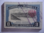 Stamps El Salvador -  Puente Cuscatlán - Carretera Panamericana - Serie:Puente de Cuscatlán.
