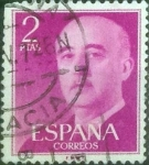 Stamps Spain -  Scott#830 intercambio 0,20 usd. , 2 pts. , 1956