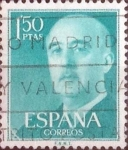 Stamps Spain -  Scott#827 intercambio 0,20 usd. , 1,50 pts. , 1956