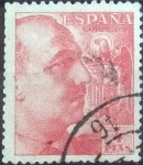 Stamps Spain -  Scott#704 intercambio 0,20 usd. , 4 pts. , 1949