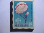 Stamps : Europe : Bulgaria :  Paracaidista - Serie:5°Campeonatos Mundiales de Paracaidismo.