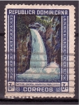 Stamps : America : Dominican_Republic :  Catarata de Jimenoa