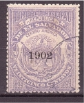 Stamps : America : El_Salvador :  Escudo Nacional