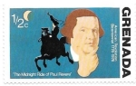 Sellos de America - Granada -  Paul Revere