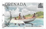 Stamps Grenada -  lancha